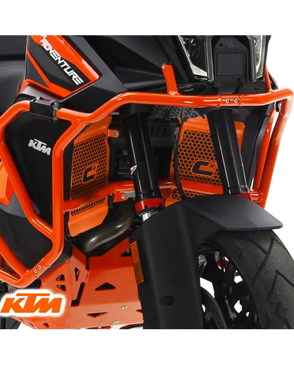 PROTECCION DE RADIADOR CROSSPRO KTM 1290 SUPER ADVENTURE NARANJA | Otros protectores de moto | %brands%