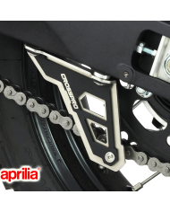 PROTECCION DE CADENA INFERIOR CROSSPRO APRILIA TUAREG 660/RALLY PLATA/NEGRO | Otros protectores de moto | %brands%