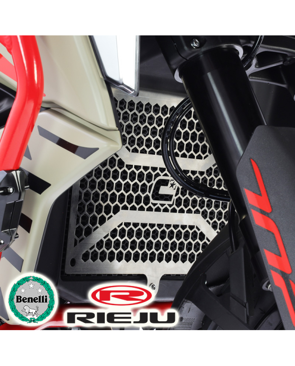 PROTECCION DE RADIADOR CROSSPRO BENELLI TRK 702/RIEJU XPLORA 707 PLATA | Otros protectores de moto | %brands%