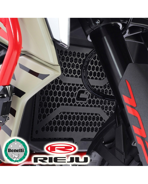 PROTECCION DE RADIADOR CROSSPRO BENELLI TRK 702/RIEJU XPLORA 707 NEGRO | Otros protectores de moto | %brands%