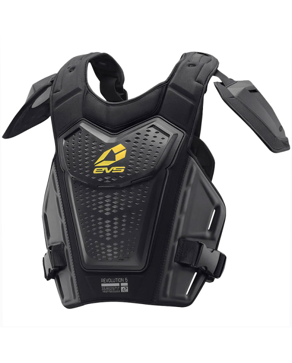 PROTECCION EVS REVO 5 ROOST DEFLECTOR BLACK/YELLOW | Petos de moto | %brands%
