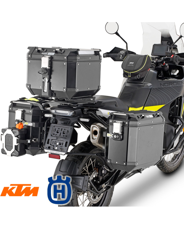 KIT DE FIJACION MALETAS LATERALES GIVI PLO9430CAM KTM/HUSQVARNA | Fijaciones Maletas de moto | %brands%