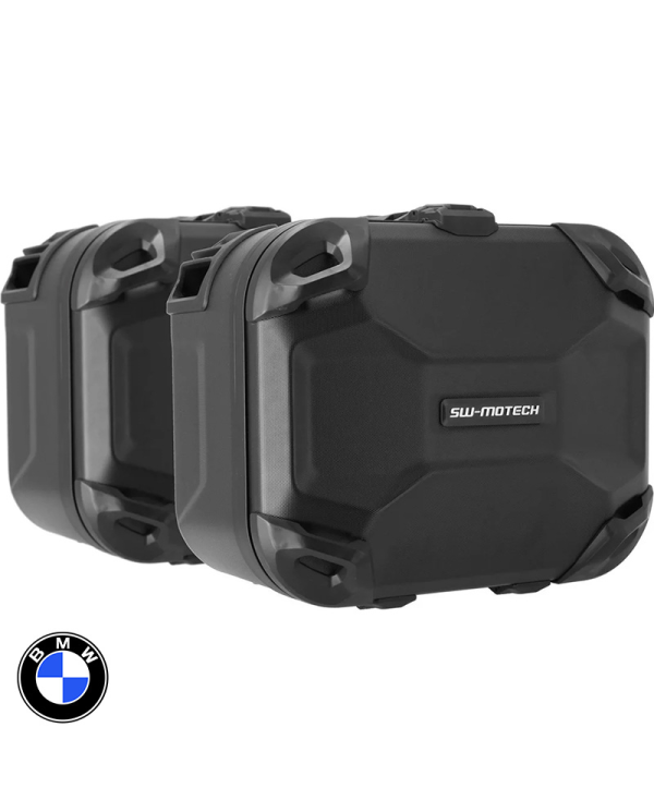 PACK MALETAS LATERALES + SOPORTES SW-MOTECH DUSC BMW KFT.07.997.65001/B | Maletas laterales de moto | %brands%