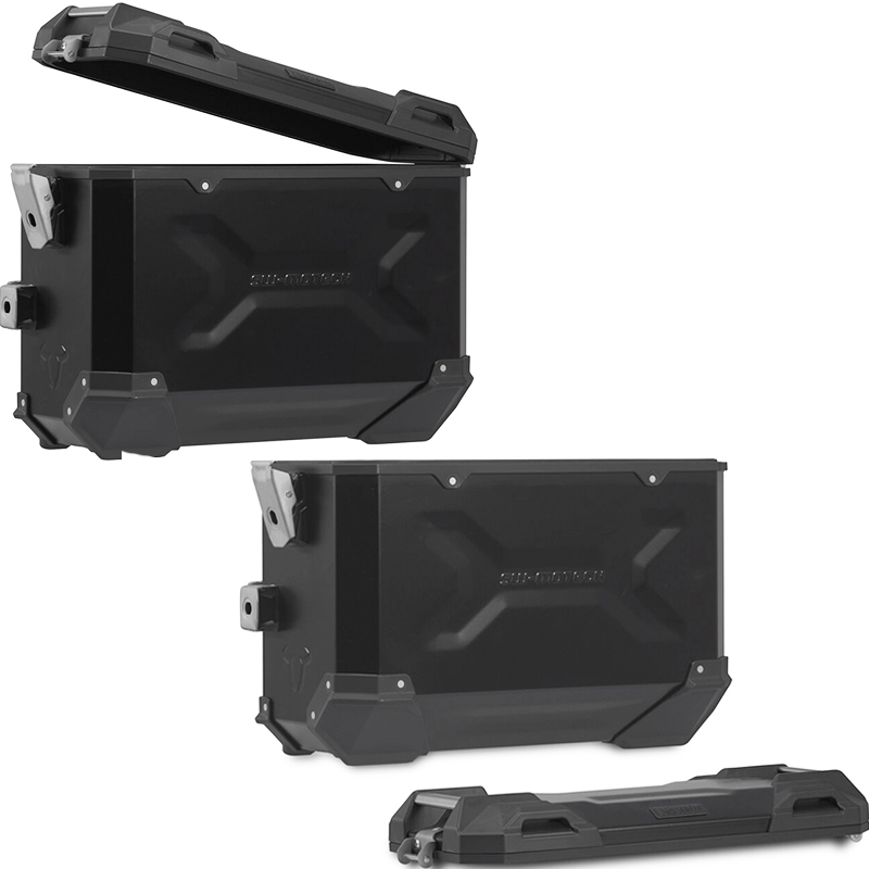 PACK MALETAS LATERALES + BOLSAS + SOPORTES SW-MOTECH CFMOTO KFT.10.057.70000/B | Maletas laterales de moto | %brands%