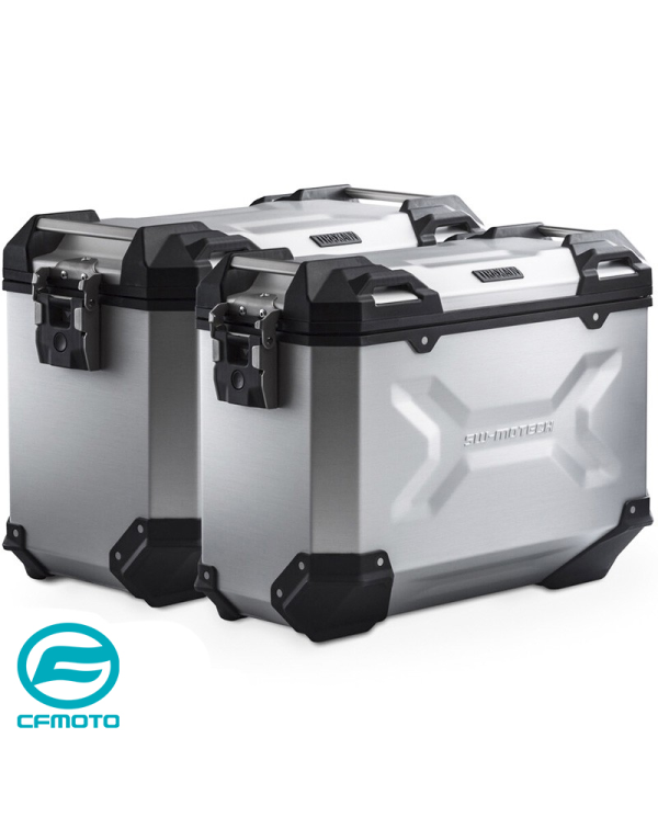 PACK MALETAS LATERALES + BOLSAS + SOPORTES SW-MOTECH CFMOTO KFT.10.057.70000/S | Maletas laterales de moto | %brands%