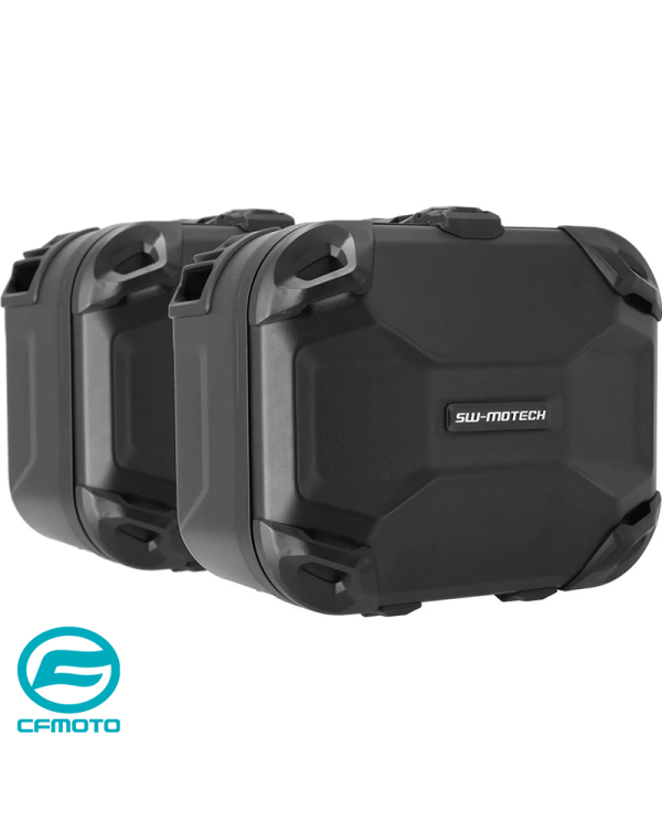 PACK MALETAS LATERALES + SOPORTES SW-MOTECH DUSC CFMOTO KFT.10.057.65000/B | Maletas laterales de moto | %brands%