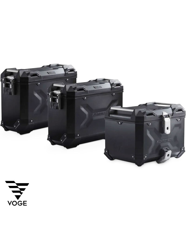 PACK MALETAS LATERALES + BAUL + BOLSAS + SOPORTES SW-MOTECH VOGE ADV.02.072.75000/B | Maletas laterales de moto | %brands%