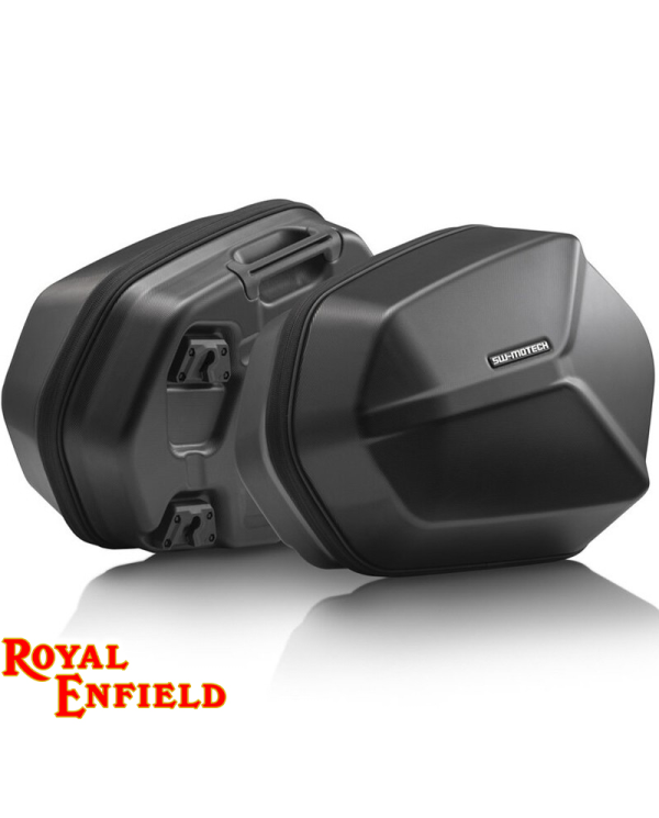 PACK MALETAS LATERALES + SOPORTES + BOLSAS SW-MOTECH AERO ABS ROYAL ENFIELD KFT.41.620.60100/B | Maletas laterales de moto | %brands%