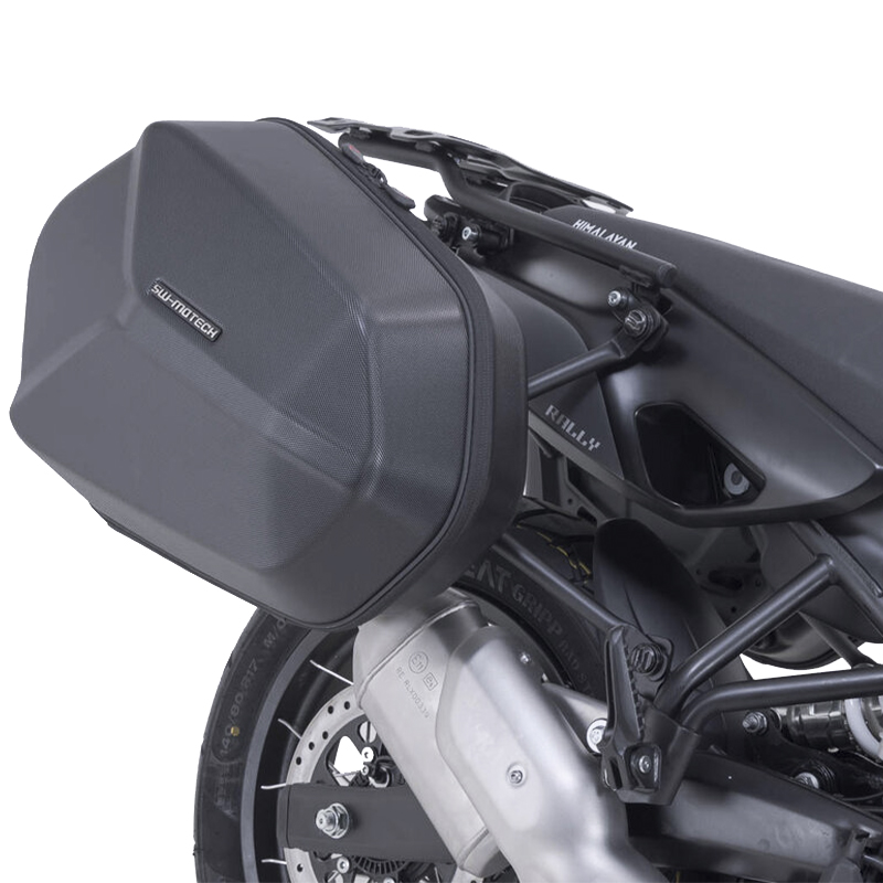 PACK MALETAS LATERALES + SOPORTES + BOLSAS SW-MOTECH AERO ABS ROYAL ENFIELD KFT.41.620.60100/B | Maletas laterales de moto | %brands%