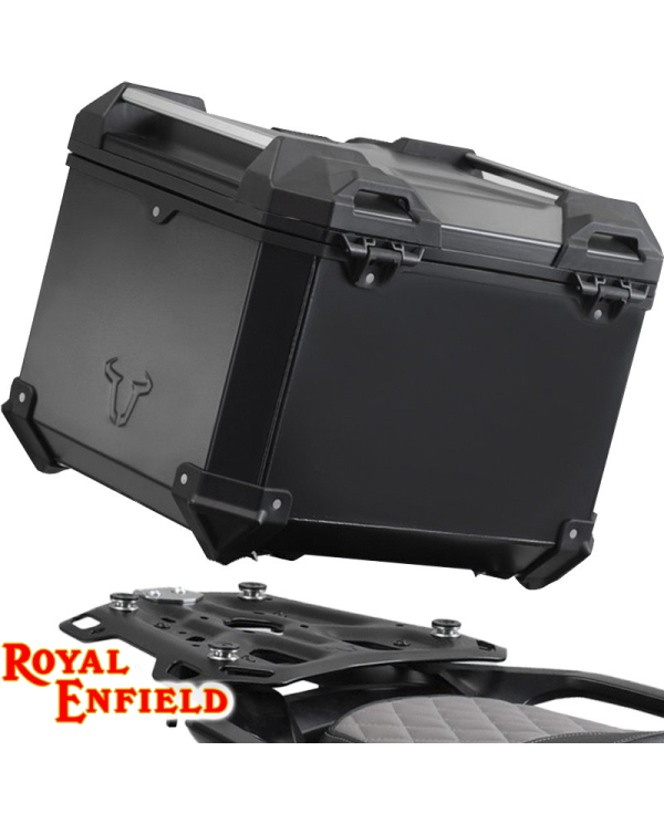 PACK SW-MOTECH BAUL 38L + HERRAJES + BOLSA MOTO ROYAL ENFIELD GPT.41.620.70100/B | Top Case de moto | %brands%