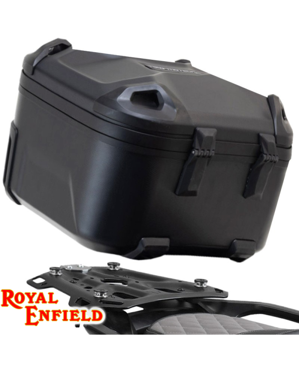 PACK SW-MOTECH BAUL DUSC 41L + PORTAEQUIPAJE ROYAL ENFIELD GPT.41.620.65100/B | Top Case de moto | %brands%