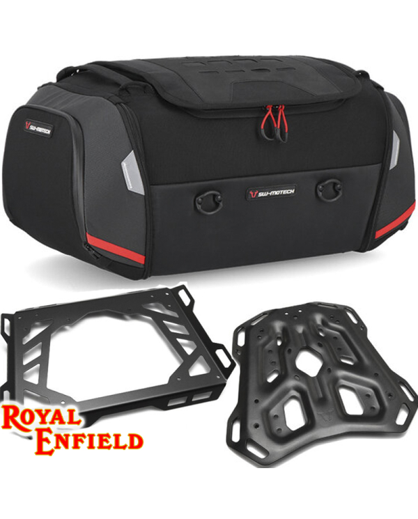 PACK SW-MOTECH BOLSA RACKPACK + PORTAEQUIPAJE + EXTENSION ROYAL ENFIELD GPT.41.620.30100/B | Bolsas de moto | %brands%