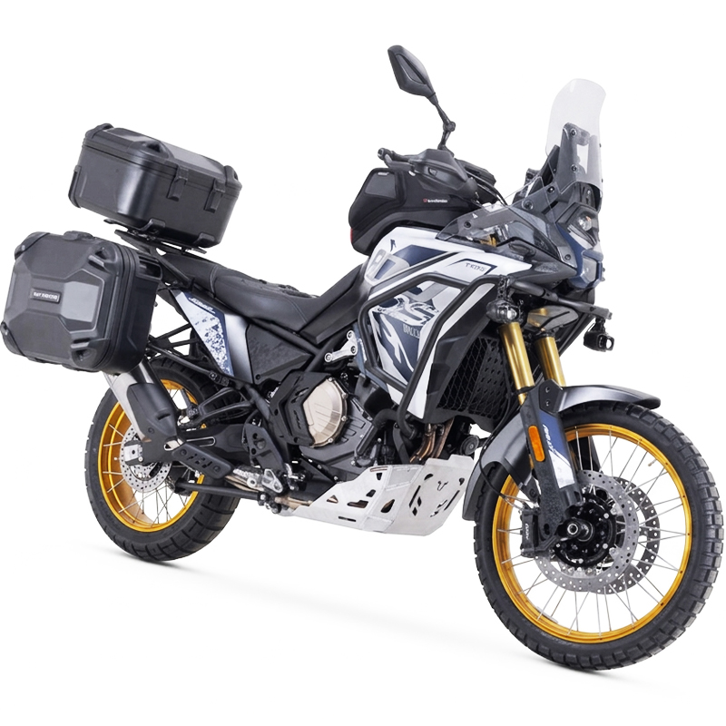 PACK MALETAS LATERALES + BAUL + SOPORTES SW-MOTECH DUSC VOGE ADV.02.072.66000/B | Maletas laterales de moto | %brands%