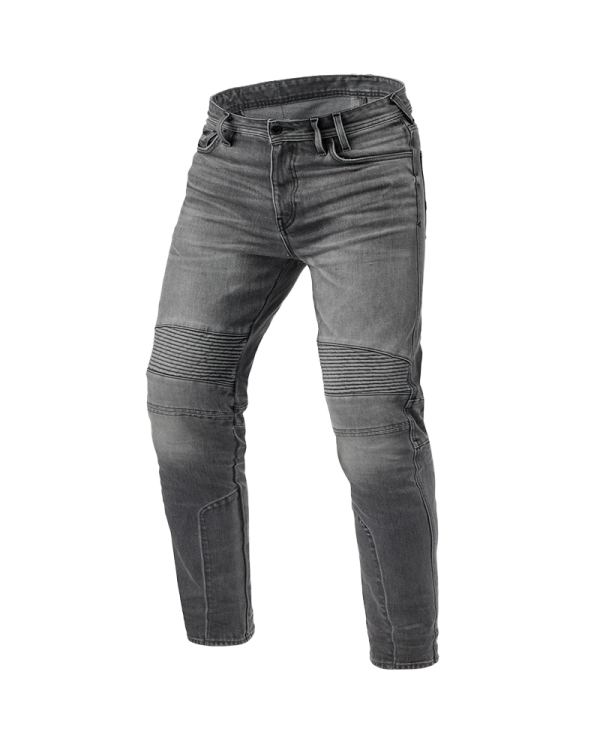 PANTALONES VAQUEROS REVIT MOTO 2 TF L32 GRIS MEDIO GASTADO | Vaqueros Kevlar de moto | %brands%