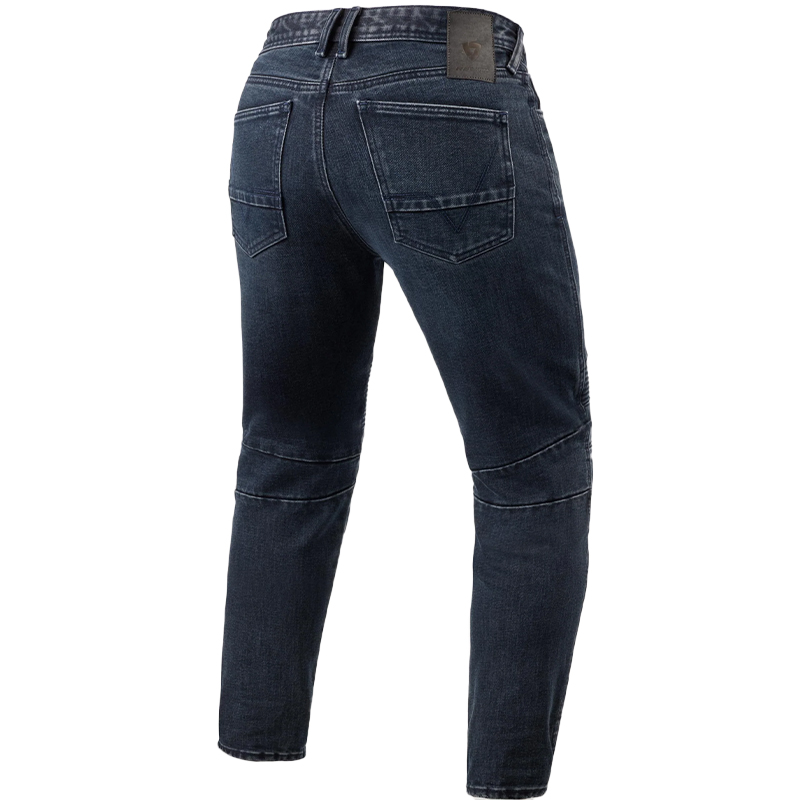 PANTALONES VAQUEROS REVIT MOTO 2 TF L32 AZUL/NEGRO GASTADO | Vaqueros Kevlar de moto | %brands%