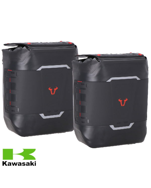 PACK DE ALFORJAS SW-MOTECH WP Y SOPORTES V-LOC KAWASAKI KLE 500 BC.SYS.08.084.32000 | Alforjas de moto | %brands%