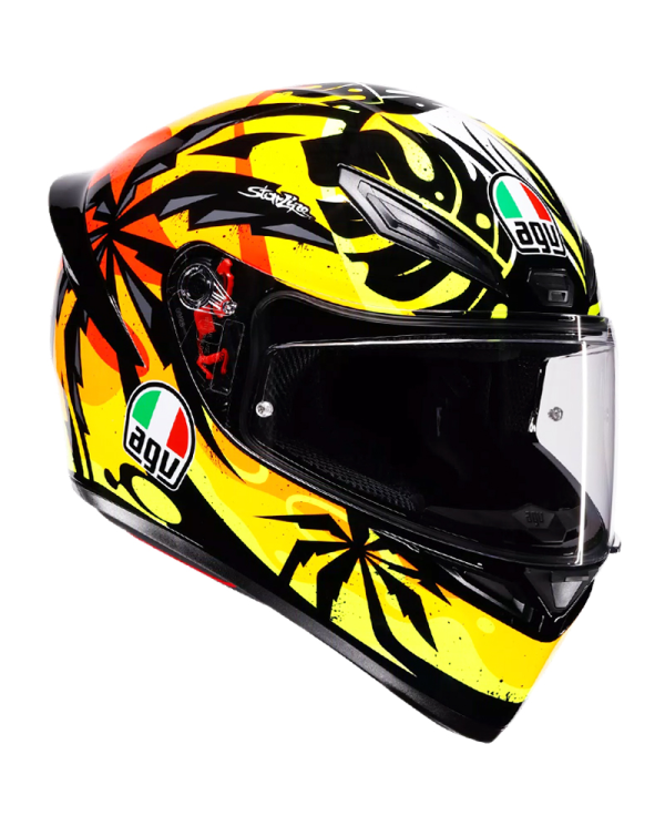 CASCO AGV K1 S TROPICRUSH NEW BLACK/ORANGE | Cascos Integrales de moto | %brands%