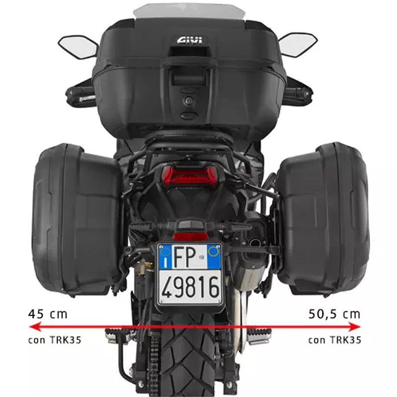 KIT DE FIJACION MALETAS LATERALES GIVI PL9257 VOGE 625DSX/525DSX | Fijaciones Maletas de moto | %brands%