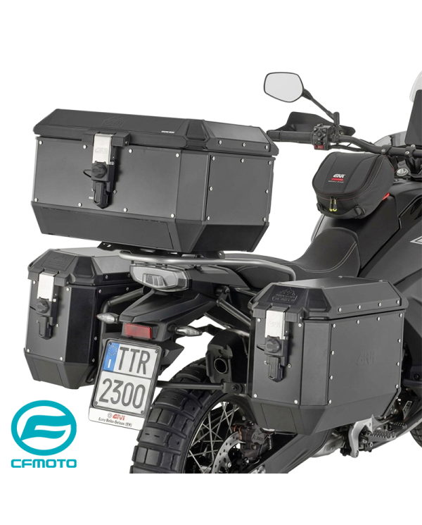 KIT DE FIJACION MALETAS LATERALES GIVI PLO9227MK CFMOTO 800 MT-X | Fijaciones Maletas de moto | %brands%