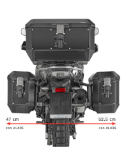 KIT DE FIJACION MALETAS LATERALES GIVI PLO9227MK CFMOTO 800 MT-X | Fijaciones Maletas de moto | %brands%