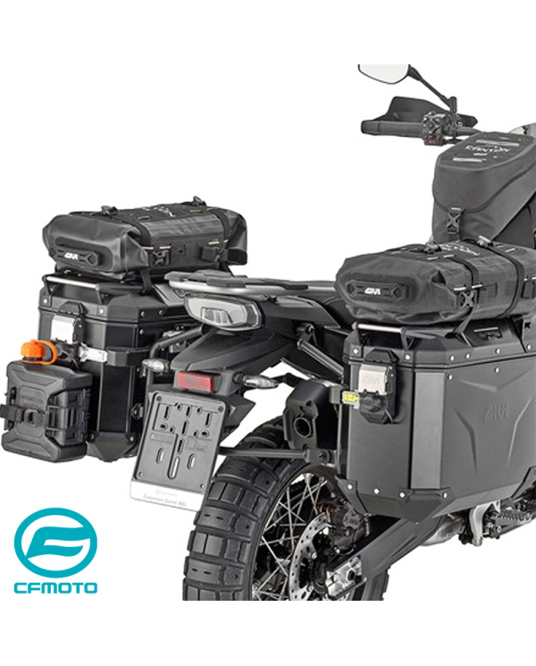 KIT DE FIJACION MALETAS LATERALES GIVI PLO9227CAM CFMOTO 800 MT-X | Fijaciones Maletas de moto | %brands%