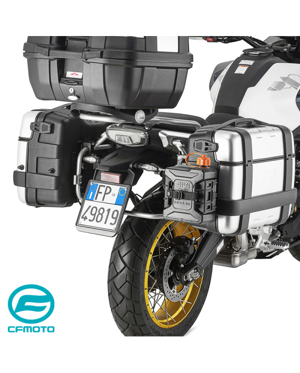 KIT DE FIJACION MALETAS LATERALES GIVI PL9228 CFMOTO 700 MT ADV | Fijaciones Maletas de moto | %brands%