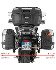 KIT DE FIJACION MALETAS LATERALES GIVI PL9228 CFMOTO 700 MT ADV | Fijaciones Maletas de moto | %brands%