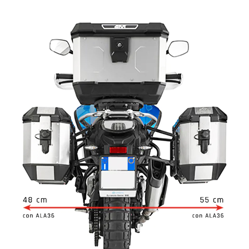 KIT DE FIJACION MALETAS LATERALES GIVI PL9226 CFMOTO 450 MT | Fijaciones Maletas de moto | %brands%