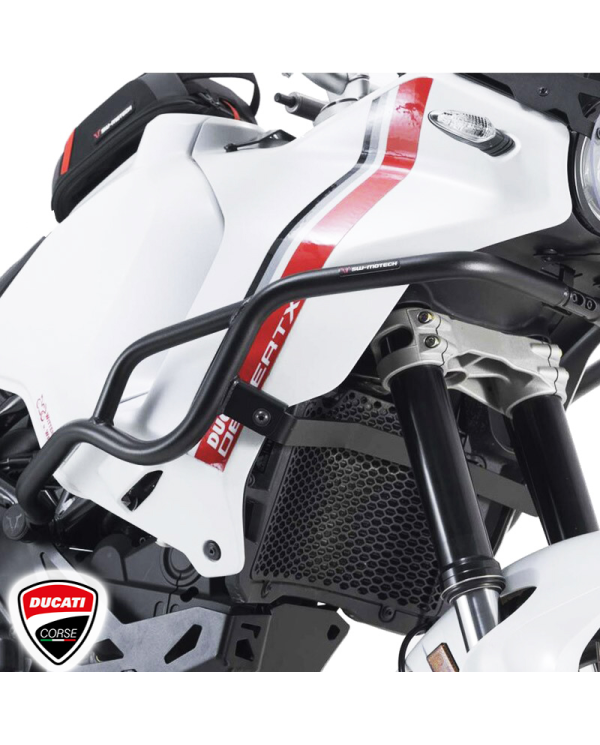 DEFENSAS DE CARENADO SW-MOTECH UPPER CRASH BAR DUCATI DESERT X SBL.22.995.10003/B | Defensas y Protectores de moto | %brands%