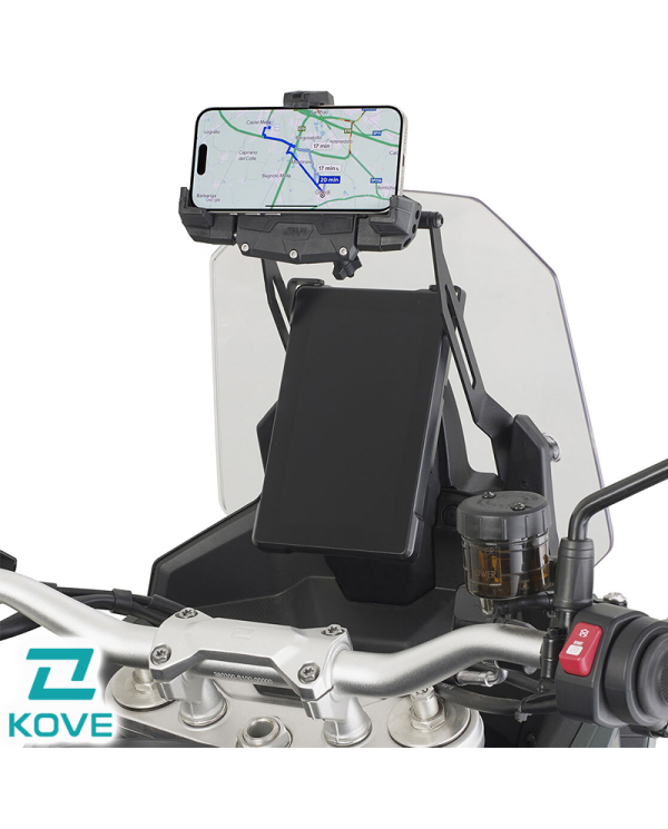 SOPORTE PORTA DISPOSITIVOS GPS/SMARTPHONE GIVI FB9651 KOVE 800 X-PRO | Soportes para Smartphone de moto | %brands%