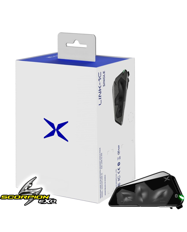 INTERCOMUNICADOR SCORPION EXO-COM LINK-1C SINGLE PACK | Intercomunicadores de moto | %brands%