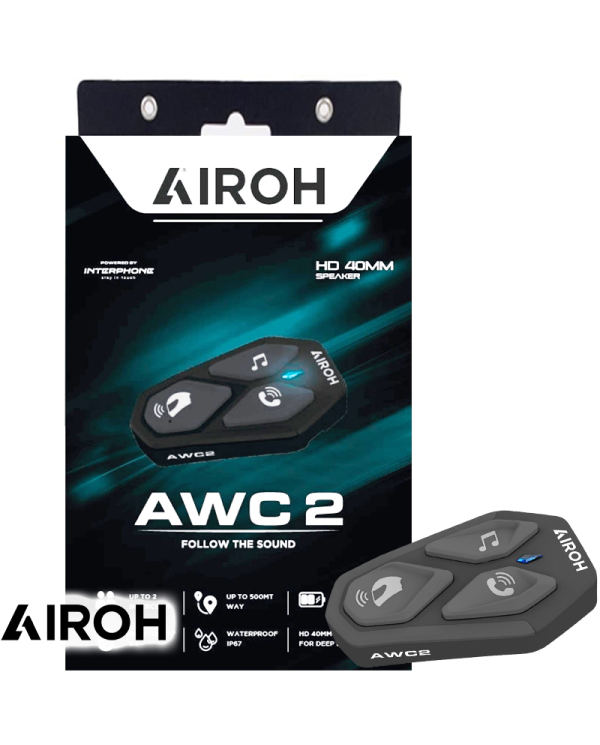 INTERCOMUNICADOR AIROH AWC2 | Intercomunicadores de moto | %brands%