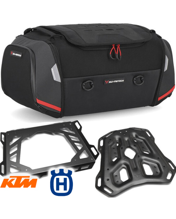 PACK SW-MOTECH BOLSA RACKPACK + PORTAEQUIPAJE + EXTENSION KTM GPT.04.790.30001 | Bolsas traseras de moto | %brands%