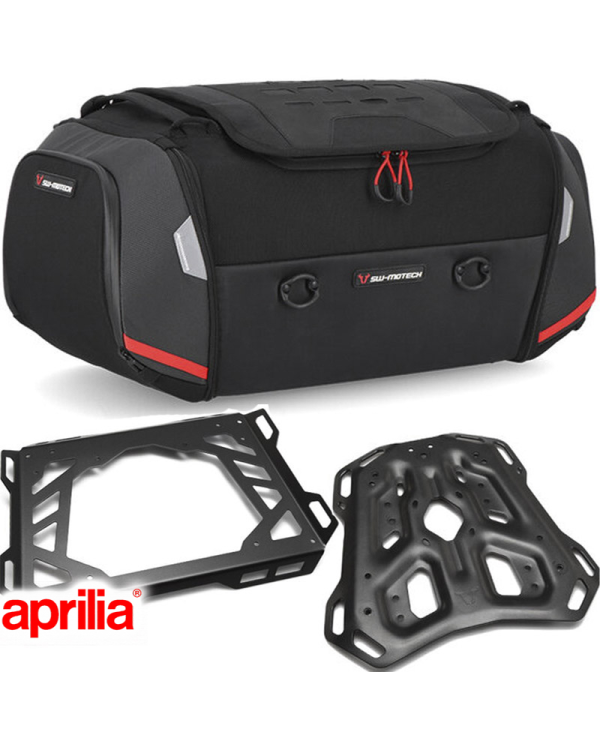 PACK SW-MOTECH BOLSA RACKPACK + PORTAEQUIPAJE + EXTENSION APRILIA GPT.13.849.30000 | Bolsas de moto | %brands%