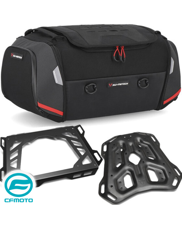 PACK SW-MOTECH BOLSA RACKPACK + PORTAEQUIPAJE + EXTENSION CFMOTO GPT.10.625.30001 | Bolsas de moto | %brands%