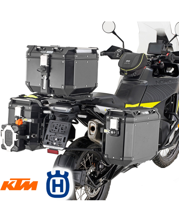KIT DE FIJACION MALETAS LATERALES GIVI PLO9430CAM KTM/HUSQVARNA | Fijaciones Maletas de moto | %brands%