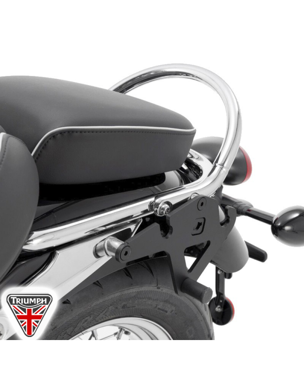KIT DE FIJACION MALETAS LATERALES Y ALFORJAS SW-MOTECH SLH IZQUIERDO LH1 TRIUMPH HTA.11.682.10000 | Fijaciones Maletas de moto | %brands%