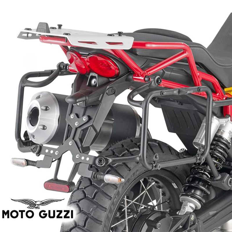 KIT DE FIJACION MALETAS LATERALES GIVI PLOR8203MK MOTO GUZZI V85 TT