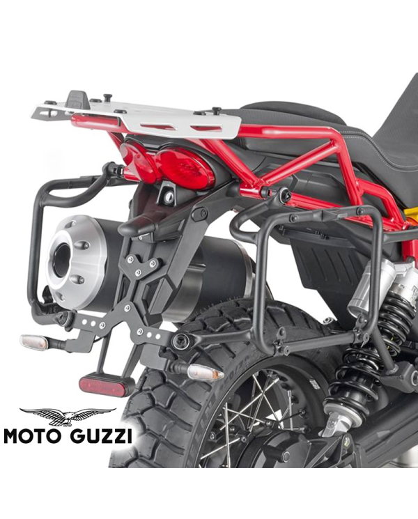 KIT DE FIJACION MALETAS LATERALES GIVI PLOR8203MK MOTO GUZZI V85 TT | Fijaciones Maletas de moto | %brands%