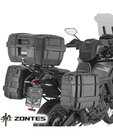 KIT DE FIJACION MALETAS LATERALES GIVI PLO7607MK ZONTES 703 F