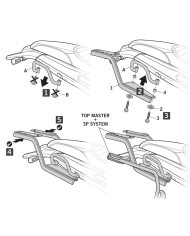 KIT DE FIJACIÓN POSTERIOR SHAD B0LN57ST BENELLI LEONCINO 502/500 | Fijaciones Top Case de moto | %brands%