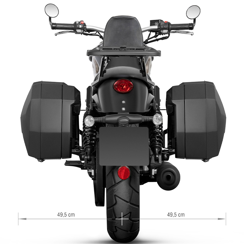KIT DE FIJACION MALETAS LATERALES SHAD 3P B0VC32IF BENELLI V300/BENDA FOX/KEEWAY V302/V-CROUISER | Fijaciones Maletas de moto | %brands%