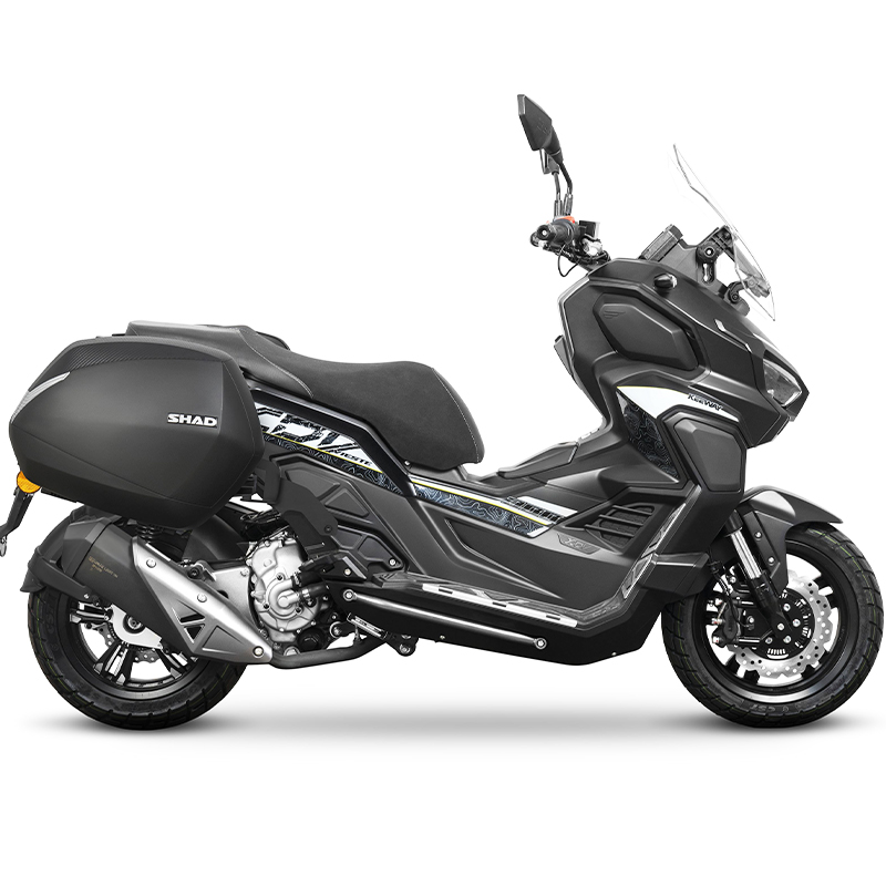 KIT DE FIJACION MALETAS LATERALES SHAD 3P K0XD33IF KEEWAY VIESTE XDV 300/125 | Fijaciones Maletas de moto | %brands%
