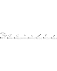 KIT DE FIJACIÓN POSTERIOR SHAD S0DX35ST SYM ADX 300 | Fijaciones Top Case de moto | %brands%
