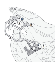 KIT DE FIJACION MALETAS LATERALES GIVI PLO1178MK HONDA CRF 1100L AFRICA | Maletas y  Equipajes de moto | %brands%