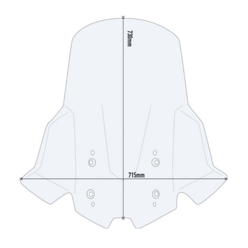 PARABRISAS GIVI D7060ST SYM MAXSYM TL 508/500 | Parabrisas de moto | %brands%