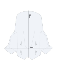 PARABRISAS GIVI D7060ST SYM MAXSYM TL 508/500 | Parabrisas de moto | %brands%
