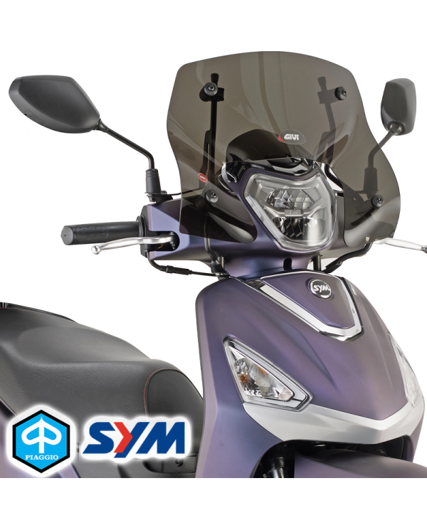 PARABRISAS GIVI 7057A PIAGGIO MEDLEY 200-150-125/SYM SYMPHONY | Parabrisas de moto | %brands%