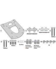 KIT DE FIJACIÓN POSTERIOR GIVI SR5616 PIAGGIO BEVERLY 400/310/300 HPE | Fijaciones Top Case de moto | %brands%