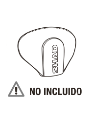 KIT DE FIJACION RESPALDO PARA PASAJERO SHAD V0BV41RV PIAGGIO BEVERLY 300/400 | Otros de moto | %brands%